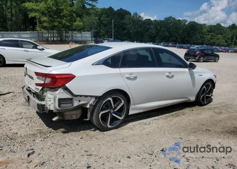 2022 Honda Accord Hybrid Sport z USA, uszkodzony, nr VIN 1HGCV3F28NA027572